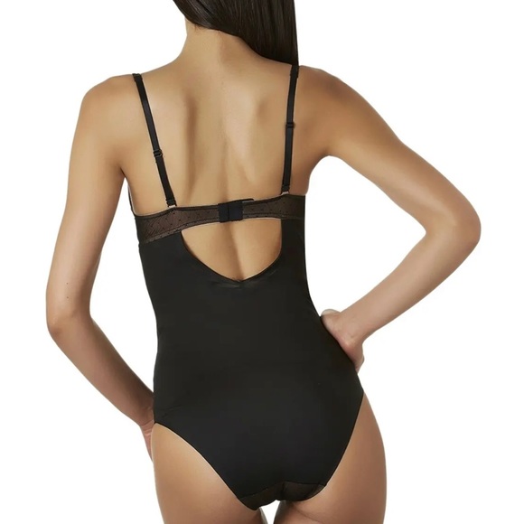 Aubade Plumetischic Moulded Plunge Bodysuit -Y986 - Picture 3 of 9